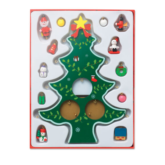 WOODTREE - Wooden xmas tree decoration - CX1278 - Image 3