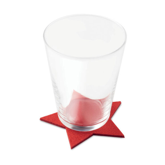 STARGUARD - RPET 4 felt coaster set - CX1480 - Image 2