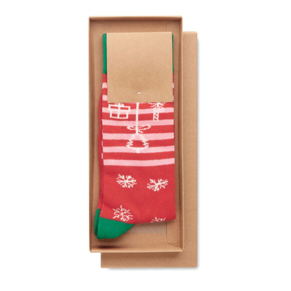 JOYFUL L - Pair of Christmas socks L - CX1504 - Image 4