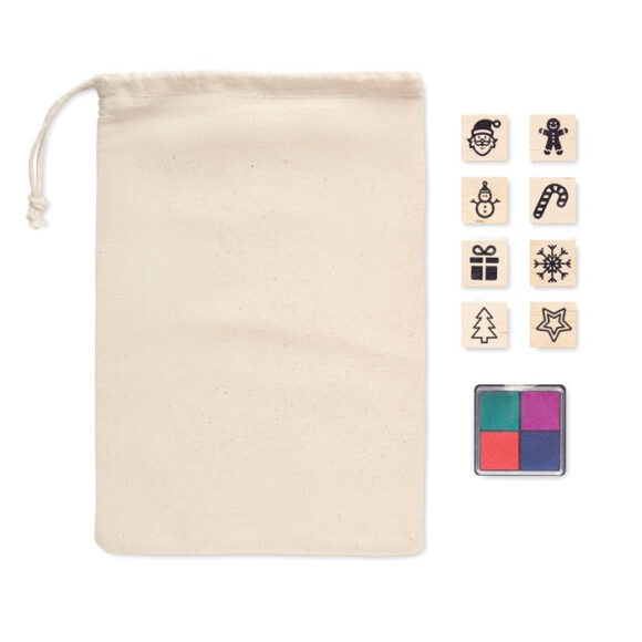 STAMPIE - 8 wooden Christmas stamps set - CX1512 - Image 4