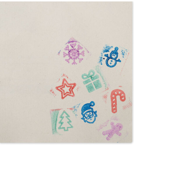 STAMPIE - 8 wooden Christmas stamps set - CX1512 - Image 2
