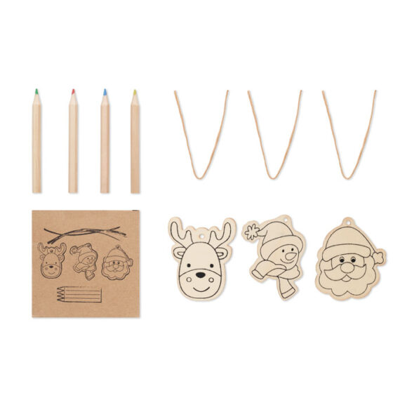 FUNCOOL - Drawing wooden ornaments set - CX1535