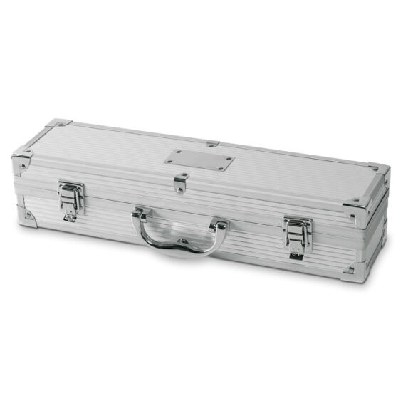 ASADOR - 3 BBQ tools in aluminium case - IT3475 - Image 2
