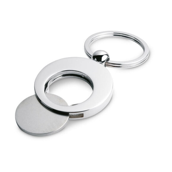 EURING - Metal key ring with token - IT3866 - Image 2