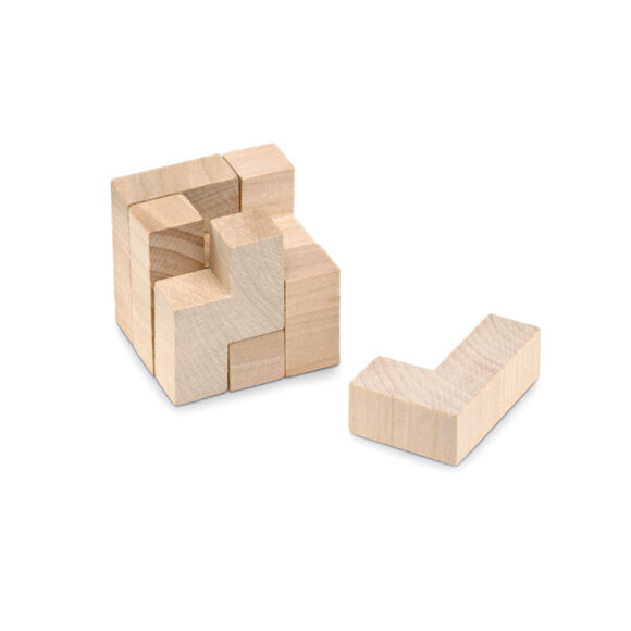 TRIKESNATS - Wooden puzzle in cotton pouch - KC2585 - Image 2