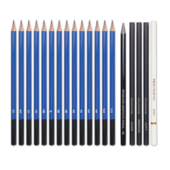 GENUINE - 40 piece art set in case - MO2054 - Image 5