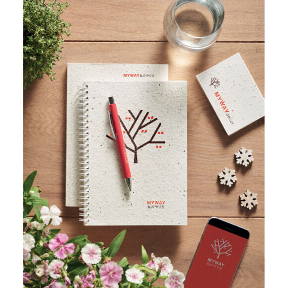 SEED BOOK - A5 seed paper cover notebook - MO2082 - Image 5