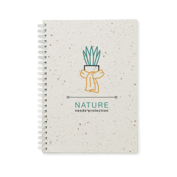 SEED RING - A5 seed paper cover notebook - MO2083 - Image 4
