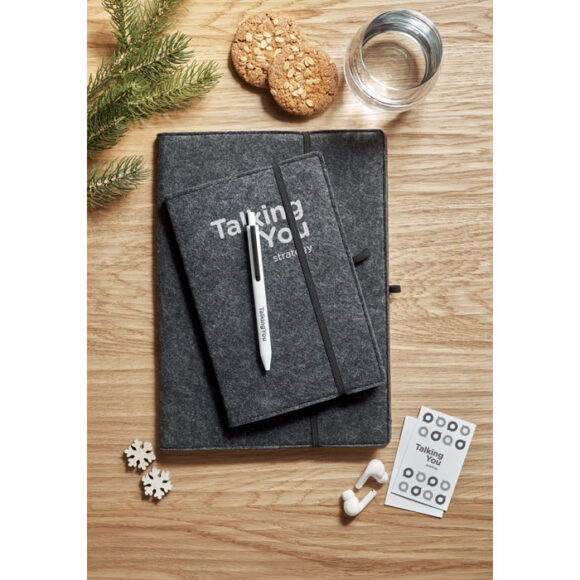 FELTBOOK - A5 notebook RPET felt - MO2093 - Image 5