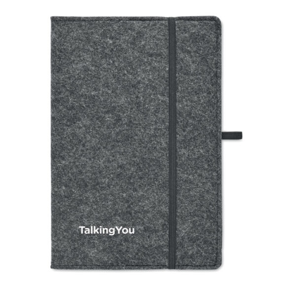 FELTBOOK - A5 notebook RPET felt - MO2093 - Image 4