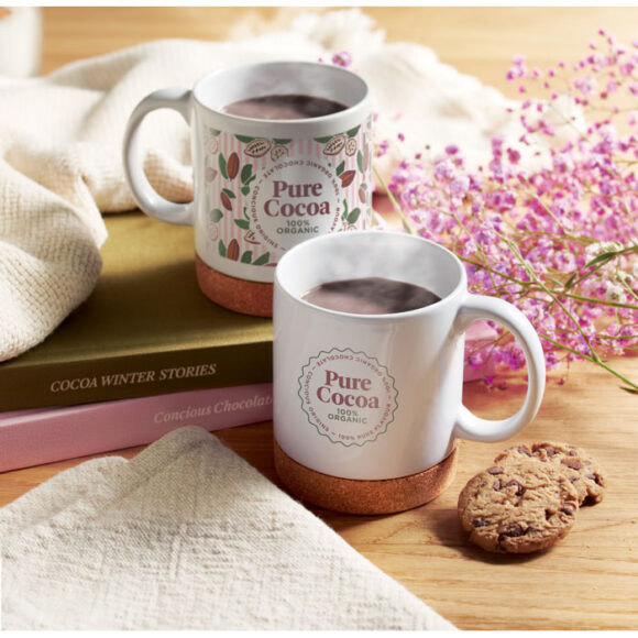 KAROO - Ceramic cork mug 280 ml - MO2101 - Image 4