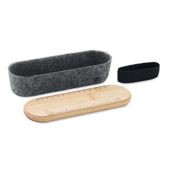 MILE - RPET felt pencil case with lid - MO2114 - Image 4