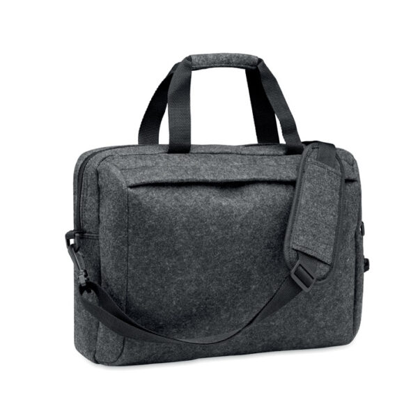PLANA - 15 inch RPET felt laptop bag - MO2165