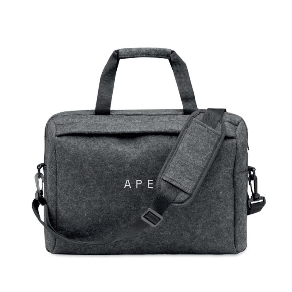 PLANA - 15 inch RPET felt laptop bag - MO2165 - Image 4
