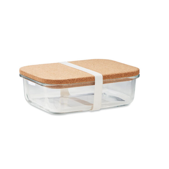 CANOA - Glass lunch box with cork lid - MO2255