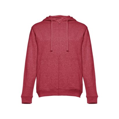 THC AMSTERDAM II. Men's hoodie in cotton and polyester with full zip