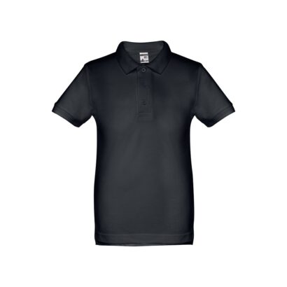 THC ADAM KIDS II. Kids short-sleeved 100% cotton piqué polo shirt unisex)