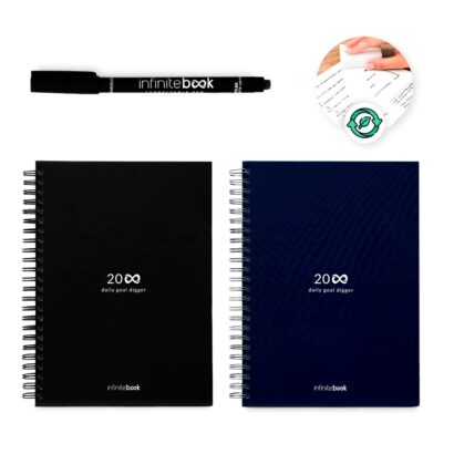 STARTER KIT INFINITE PLANNER A5. Set includes an A5"infinite Diary", cleaning kit, marker and marker holder