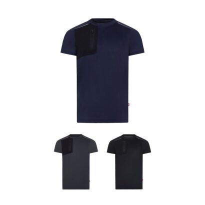 VL RHEA. Technical waffle T-shirt (110 g/m²), made from 100% recycled polyester