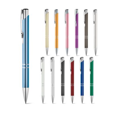 BETA. Aluminium ball pen with clip